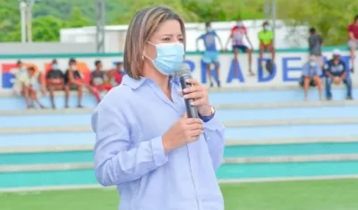 Marly Gutiérrez, alcaldesa de Luruaco.