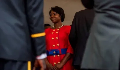 La primera dama de Haití, Martine Moise.