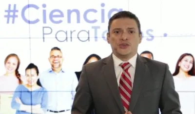 Tito Crissien, ministro de Ciencia y Tecnología.