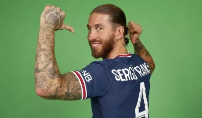 El defensa internacional español Sergio Ramos.