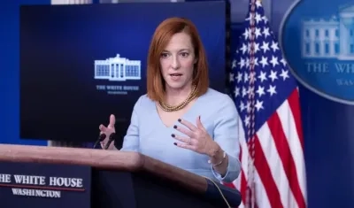 La portavoz de la Casa Blanca, Jen Psaki.