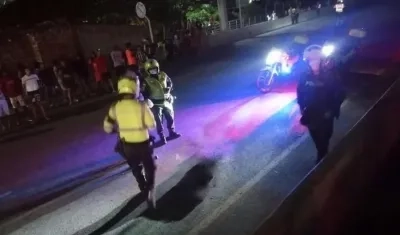 El reciclador murió en el mismo lugar del accidente. 