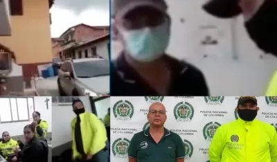El abogado llega pregunta, se visten los policías y hacen protocolos de entrega y captura.