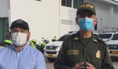 General Diego Rosero, comandante de la Policía Metropolitana.