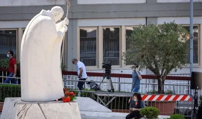 La última jornada del Papa "ha sido tranquila", dijo el portavoz del Vaticano.
