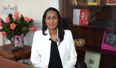 Angélica Mayolo, ministra de Cultura.