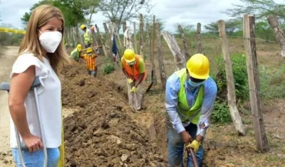 La Gobernadora Elsa Noguera.