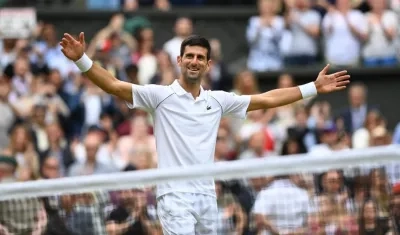  Novak Djokovic, tenista serbio. 