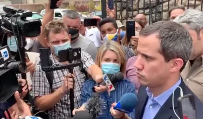 El líder opositor venezolano Juan Guaidó.