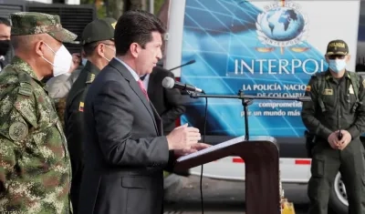 MinDefensa en rueda de prensa