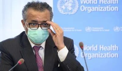 El director general de la OMS, Tedros Adhanom Ghebreyesus.