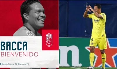 Carlos Bacca, jugador porteño. 