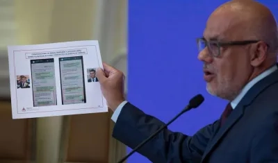 El presidente del Parlamento de Venezuela, Jorge Rodríguez.