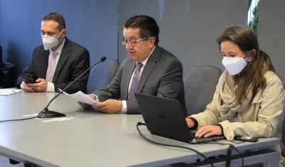 Ministro de Salud, Fernando Ruiz.