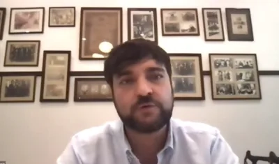 El Alcalde de Barranquilla, Jaime Pumarejo.