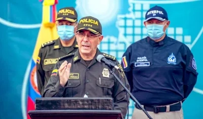 El Director Nacional de la Policía, general Jorge Luis Vargas.