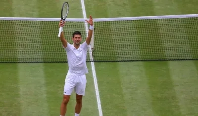 Novak Djokovic, tenista serbio. 