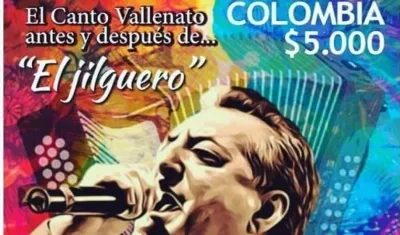 Estampilla, homenaje a Jorge Oñate.