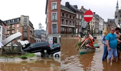 Imágenes de las calles de Bélgica.