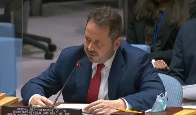 Secretario general de la ONU en Colombia, Carlos Ruiz Massieu.