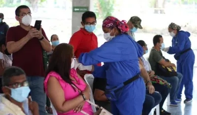 Vacunación contra el Covid-19 en Barranquilla
