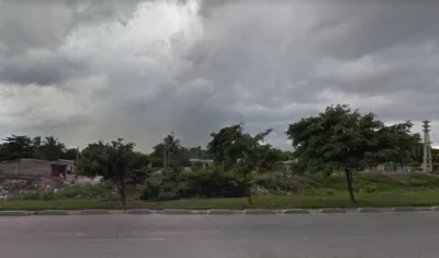 Aspecto del barrio La Luz, cerca de caño. 