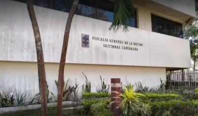 Sede de la Fiscalía, en Cartagena. 