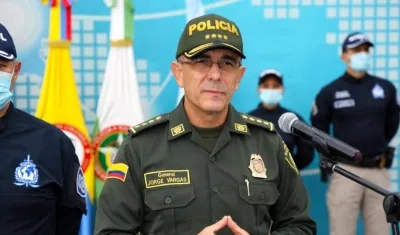 El director de la Policía, general Jorge Luis Vargas.
