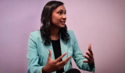 La ministra de Cultura, Angélica Mayolo.