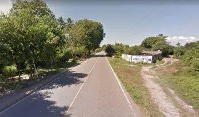 Aspecto del corregimiento de Colombia, en Sabanalarga.