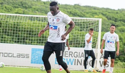 Cristian Martínez Borja, nuevo delantero de Junior. 