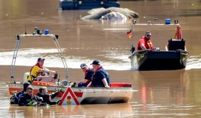 Imagen de la inundación.