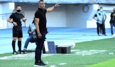 Luis Amaranto Perea, DT del Junior.