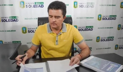 Rodolfo Ucrós, alcalde de Soledad.