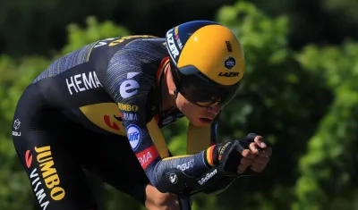 Wout van Aert ganó la contrarreloj.