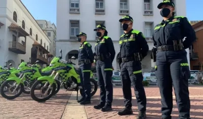 Lanzamiento del nuevo uniforme de la Policía este lunes.