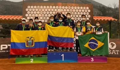 Colombia campeón sudamericano de tenis sub-12.