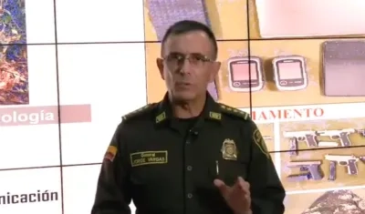 El director de la Policía Nacional, general Jorge Luis Vargas.