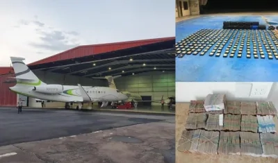 Durante los operativos fueron decomisados abundante cocaína y dinero en efectivo. 