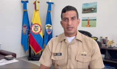 CF Carlos Urbano Montes, Capitán del Puerto de Barranquilla.