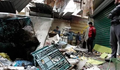  El estallido se produjo en un mercado situado en el populoso barrio de Ciudad Sadr.