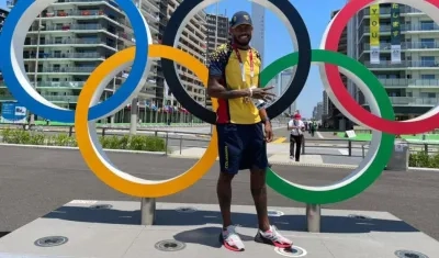 Anthony Zambrano, atleta colombiano. 