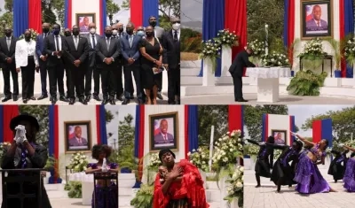 Imágenes del homenaje.