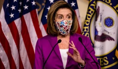 La presidenta de la Cámara Baja de EE.UU., Nancy Pelosi.