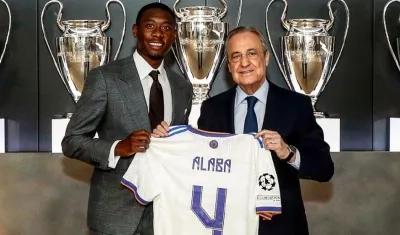 El lateral izquierdo David Alaba.