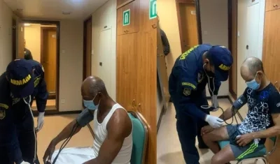 Los dominicanos rescatados.