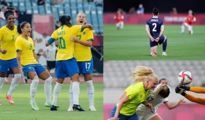 Las diferentes postales que dejó la primera fecha del fútbol femenino. 