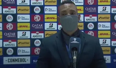 Luis Amaranto Perea, entrenador de Junior. 