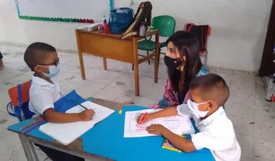 La Ministra de Educación, María Victoria Angulo.