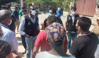 El desalojo de las 35 familias se cumplió este jueves en Mallorquín.